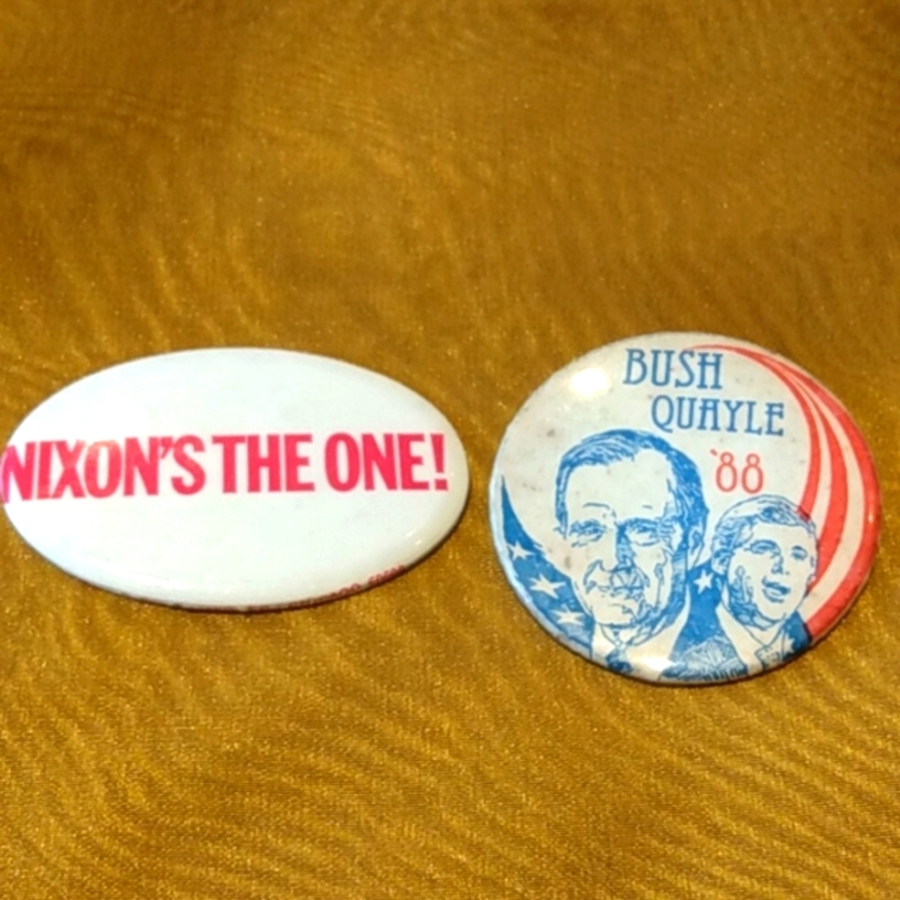 Presidential campaign pins